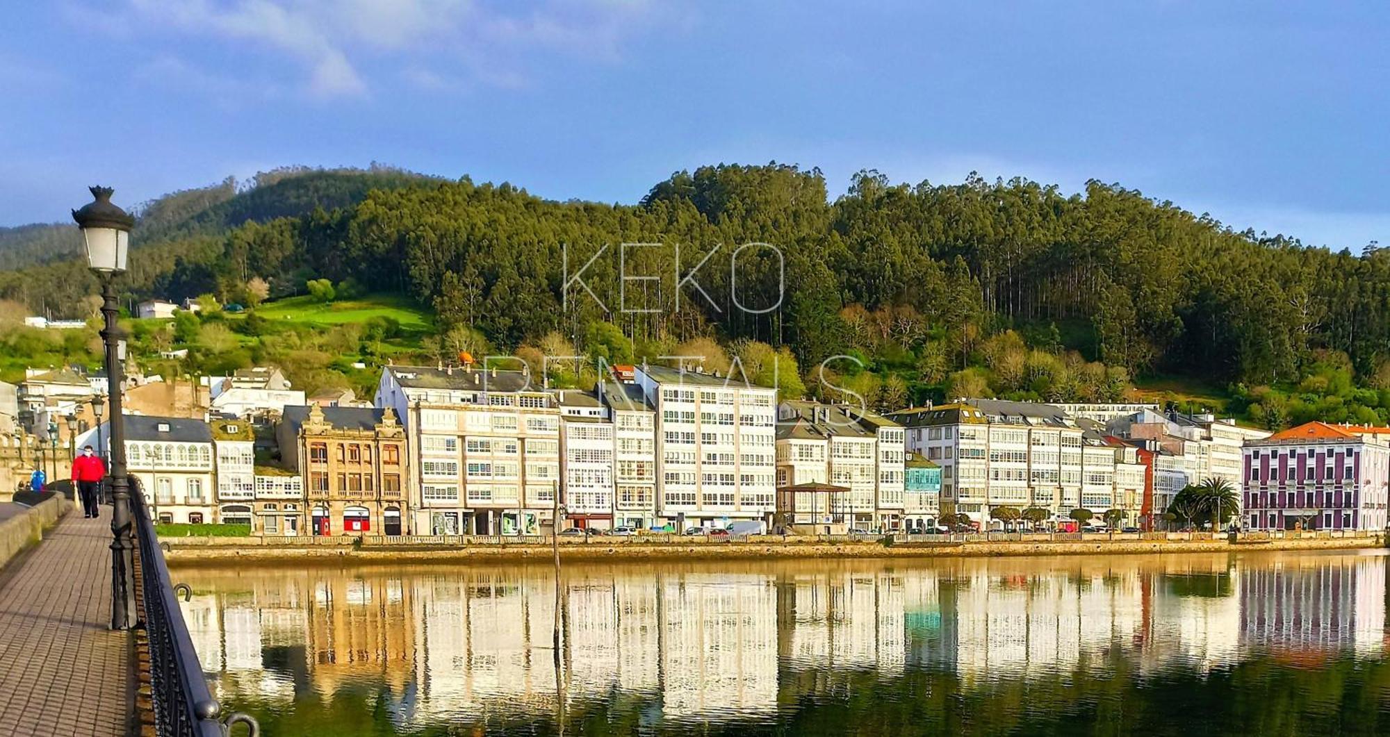 Viveiro Centro Con Parking Apartment Exterior foto